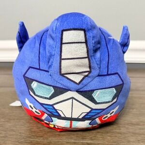 Reversible Transformers Optimus Prime Plush Toy "Roll Out" Red Blue